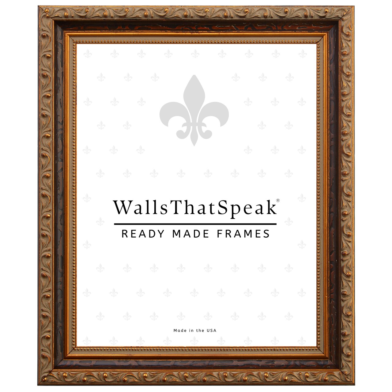 16x20 Regence 1.25 Wood Moulding, Wall Display Frame for Art, Posters, or Photos wallsthatspeak